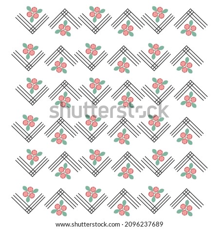 Cute floral pattern in a small flower. Floral print. Motives are scattered randomly. Elegant template for fashion prints. Small color printing. White background. Roses