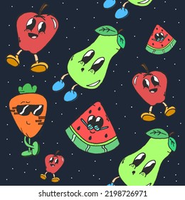 Cute Fruits Pattern Clipart - Background