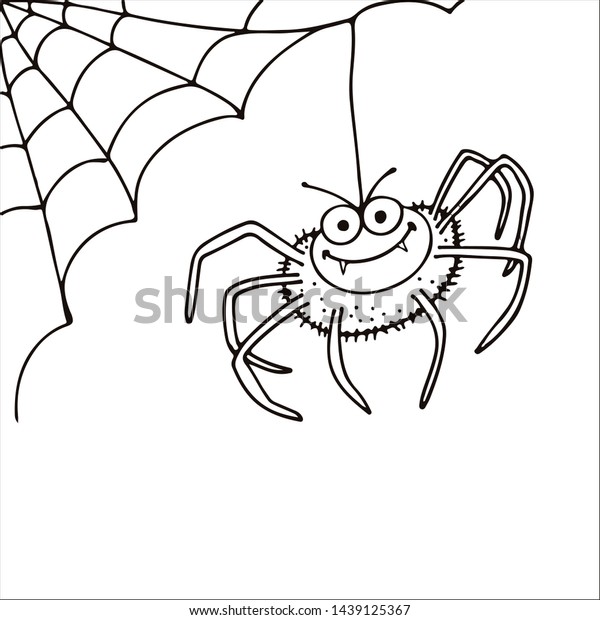 Cute Spider Drawing