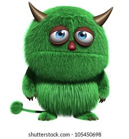 Cute Furry Alien Stock Illustration 105450698 | Shutterstock