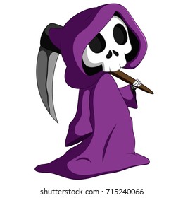 Cute Grim Reaper