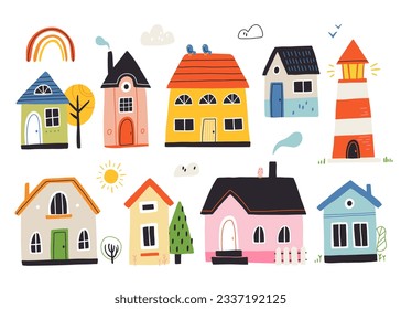 Cute houses  city