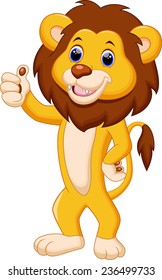 Cute Lion Cartoon 