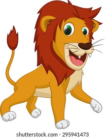 Cute Lion Cartoon Stock Illustration 295941473 | Shutterstock