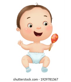 Happy Baby Cartoon Images Stock Photos Vectors Shutterstock