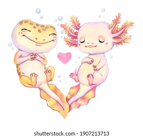 Cute Axolotl Images Stock Photos Vectors Shutterstock