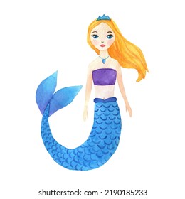 5,043 Mermaid Cute Watercolor Images, Stock Photos & Vectors | Shutterstock