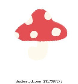 Cute mushroom drawing art  colorful design
