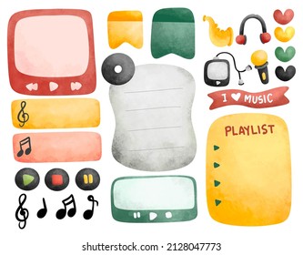 Cute Music Journal And Planner Design