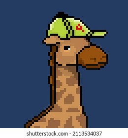 Cute Pixel Giraffe Outfits Stock Illustration 2113534037 | Shutterstock