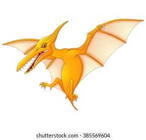 Cute Pterodactyl Cartoon Stock Illustration 385569604 | Shutterstock