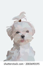 マルチーズ 子犬 のイラスト素材 画像 ベクター画像 Shutterstock