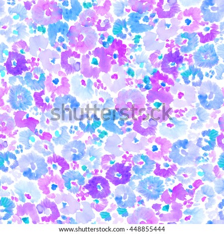 Royalty Free Stock Illustration Of Cute Purple Seamless Watercolor