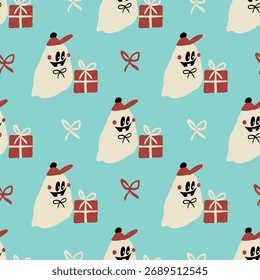 Cute seamless pattern and