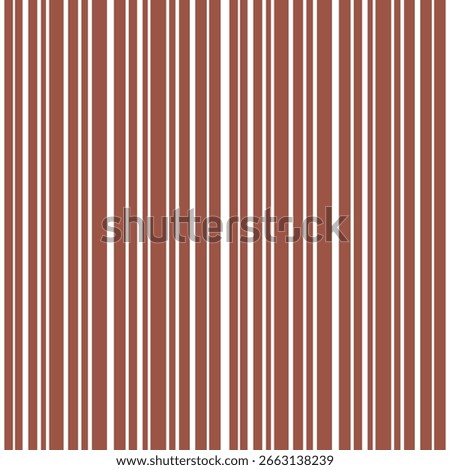 cute seamless pattern with stripes in dark red colours, white background, 5000x5000 pxl, autumn inspo, back-to-school edition, digital art