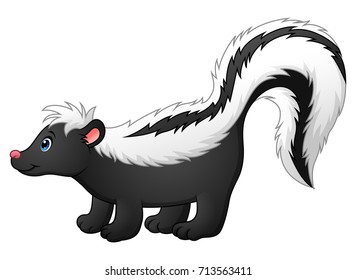 Cute Skunk Cartoon