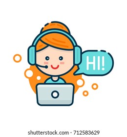 Funny Call Center Cartoon High Res Stock Images Shutterstock