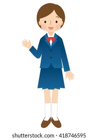 高校生 男女 日本人 のイラスト素材 画像 ベクター画像 Shutterstock