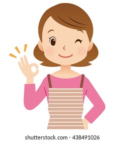 家事 主婦 日本人 のイラスト素材 画像 ベクター画像 Shutterstock