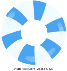 A cute swim ring illustration perfect for summer posters, poolside designs, and kid-friendly educational materials. - Powered by Shutterstock - Get 15% off with code: PIKWIZARD15