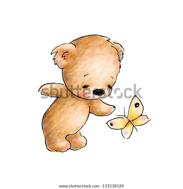 teddy bear butterfly