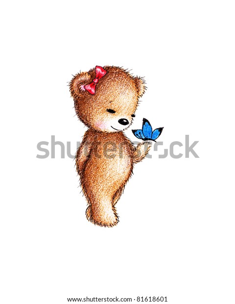 butterfly teddy bear