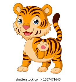 Cute Tiger Cartoon