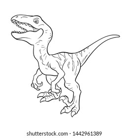 26 best ideas for coloring | Blue Velociraptor Coloring Page