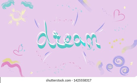 cute wallpaper girls pink dream stock illustration 1425558317 cute wallpaper girls pink dream stock