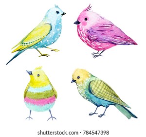 青い鳥 水彩 のイラスト素材 画像 ベクター画像 Shutterstock