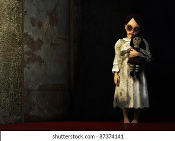 Creepy Little Girl Images Stock Photos Vectors Shutterstock