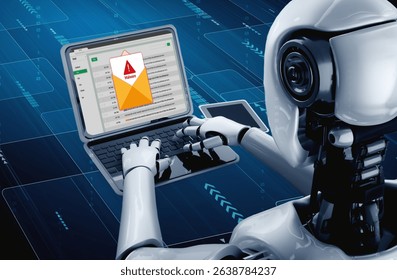 Cyber attacking concept. Malware alert showing on computer screen display scam and threat detection on computer system or online server to be removed snugly. 3D illustration