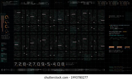 Cyber Crime concept : A programmer hacker trying to breached crypto currency address security by using algorithm source code to exploit weakness in password security