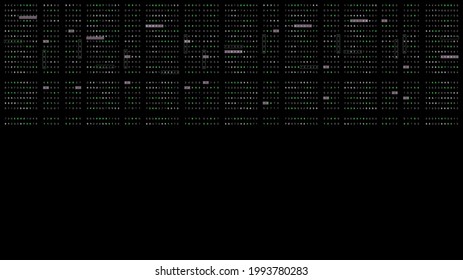 Cyber Crime concept : A programmer hacker trying to breached crypto currency address security by using algorithm source code to exploit weakness in password security