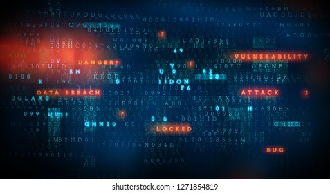 Cyber security concept