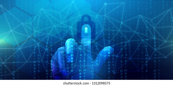 Cyber Security Data Protection - Shutterstock ID 1312098575