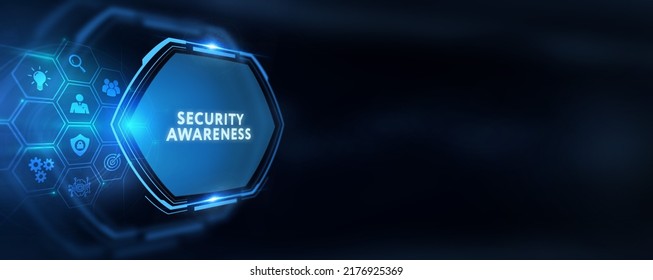 Cyber Security Data Protection Business Technology Privacy Concept. Security Awareness