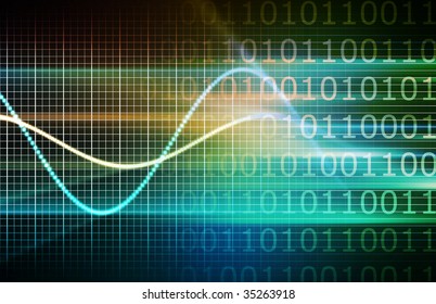 Cyber Security Network Data Monitor As Abstract