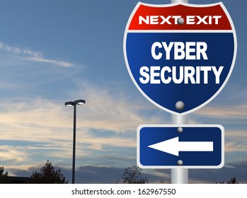 Cyber Security Road Sign