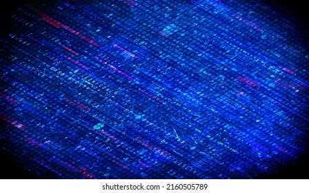 Cyber Space Matrix - Abstract Technology Background 