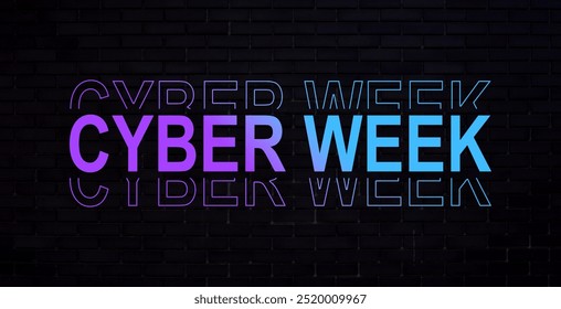 cyber week sign on a letter board - Powered by Shutterstock