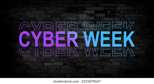 cyber week sign on a letter board - Powered by Shutterstock