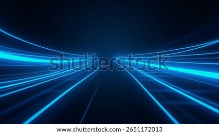 Cyberpunk Abstract Vector Background with Glowing Neon