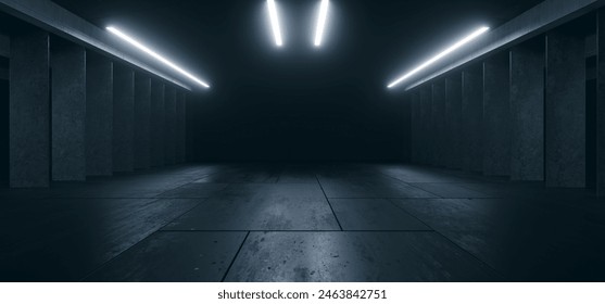 Cyberpunk Clean Tunnel Corridor