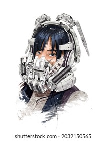 12,706 Cyberpunk girl Images, Stock Photos & Vectors | Shutterstock