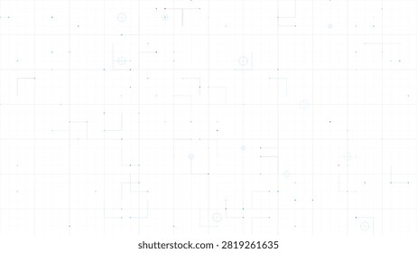 Cyberpunk Technology Grid Abstract Sci Fi Background Variant 002
