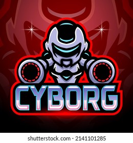 Cyborg Esport Logo Mascot Design