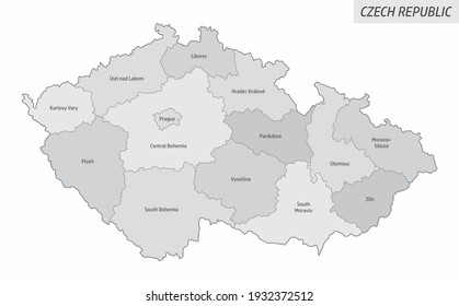 15,636 Map of czech republic Images, Stock Photos & Vectors | Shutterstock
