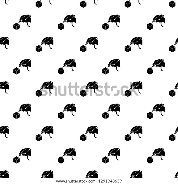 D hand printing pattern seamless repeating for any\
web design