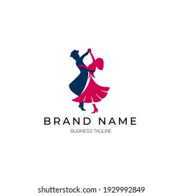 Dance Logo, Couple, Abstract Couple Dancing, Men And Women Logo, Brand Logo, Love, Art, Girl And Boy, Male And Female Dancing